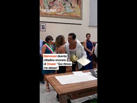Mahmood ha ottenuto la cittadinanza onoraria di Orosei