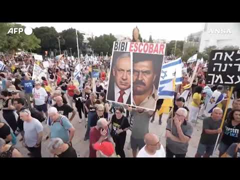 Israele, nuova protesta a Tel Aviv contro il governo Netanyahu