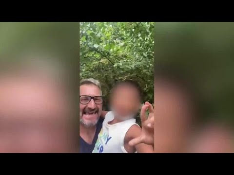 Le urla di gioia del soccorritore con A. in braccio