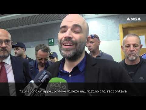 Minacce boss Casalesi, Saviano: “Mi hanno rubato la vita”