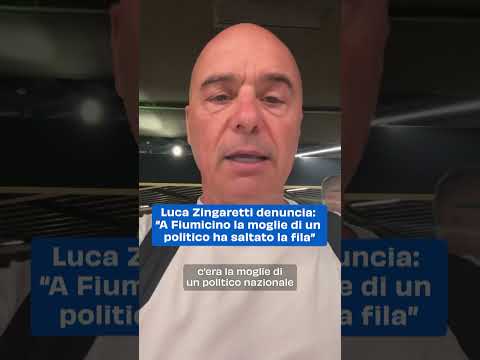 La denuncia di Zingaretti all’aeroporto di Fiumicino: “La moglie di un politico ha saltato la fila”