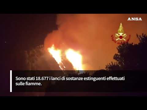 Incendi boschivi, 51900 interventi vigili del fuoco da meta’ giugno