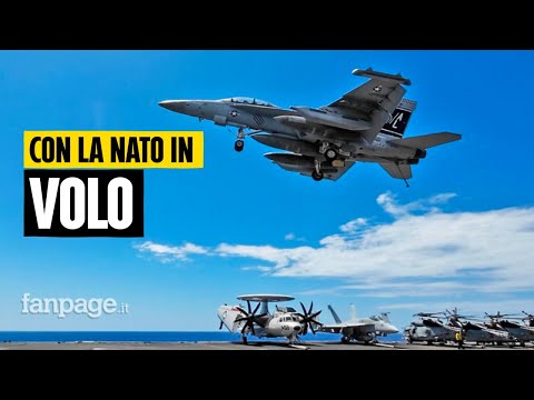 Esercitazione Nato, a bordo della portaerei Ford: “Pronti a scoraggiare qualunque minaccia”