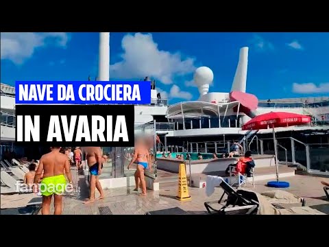 Nave da crociera in avaria al largo di Ponza, una passeggera: “Notte senza acqua né corrente”