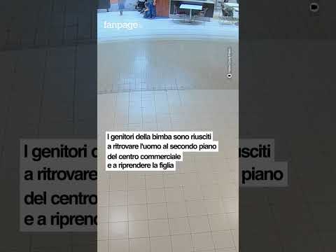 Bambina rapita in un centro commerciale in virginia, le immagini delle videocamere di sorveglianza