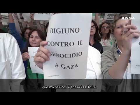 Digiuno per Gaza, mobilitazione dei sanitari delle Molinette di Torino