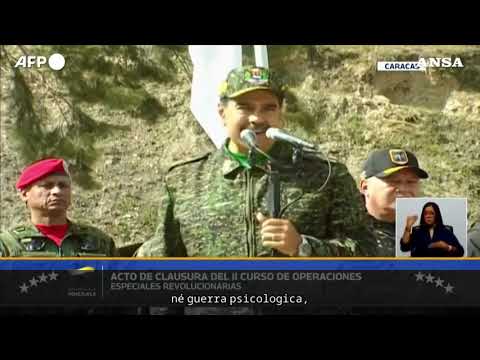 Venezuela, Maduro: “Non c’e’ modo che truppe straniere entrino in Venezuela”