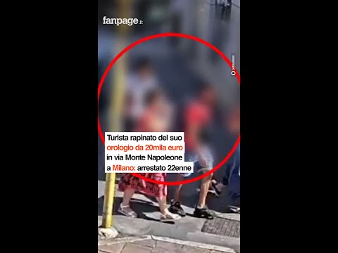 Turista cinese scippato a Milano del suo orologio da 20 mila euro, arrestato 22enne