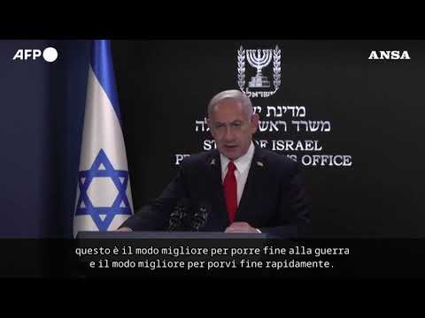 Netanyahu: “Piano per Gaza City il modo migliore per porre fine alla guerra”