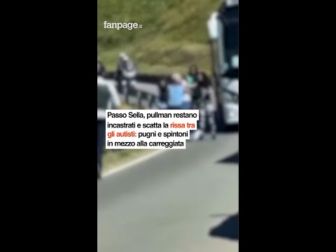 Sul Passo Sella, una lite tra conducenti ha interrotto la quiete domenicale delle Dolomiti