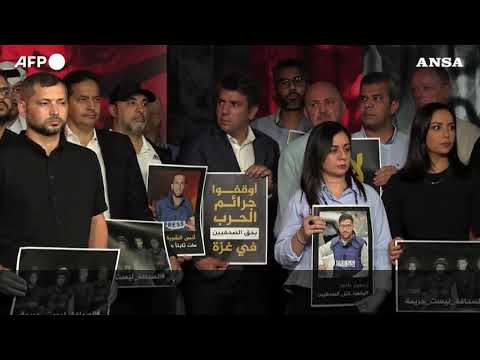 Al Jazeera ricorda i colleghi uccisi: “Contro di loro accuse infondate”