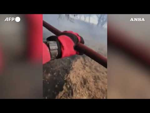 In Grecia continua la lotta contro gli incendi