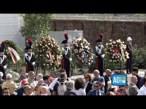 Sette anni dal crollo del Morandi, le immagini della commemorazione a Genova