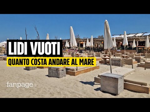 Quest’anno molti lidi sono semi vuoti ad agosto. Sul litorale domizio quanto si spende per il mare?