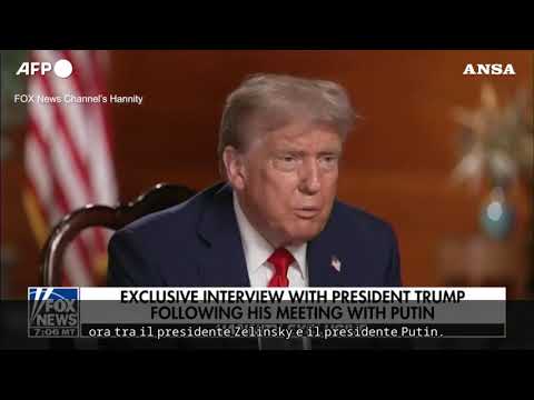 Trump: “Ora tocca al Presidente Zelensky raggiungere un accordo sull’Ucraina”