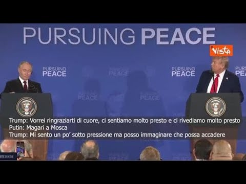 Vertice Usa-Russia ad Anchorage, Trump a Putin: Ci rivedremo presto e Putin in inglese: A Mosca