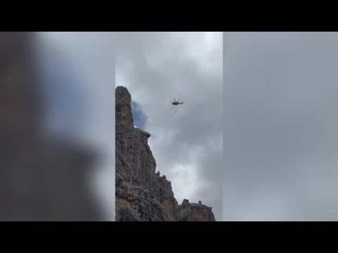 Precipita per dieci metri sulle Dolomiti di Brenta, salvata dall’elicottero del soccorso alpino
