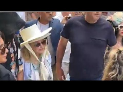 L’arrivo di Madonna a Siena per il Palio