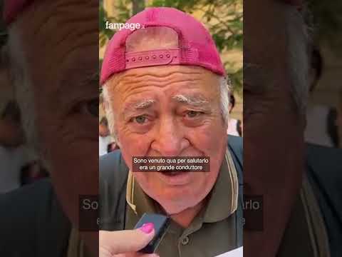 Il Signor Luciano, storico fan di Sanremo ricorda Pippo Baudo