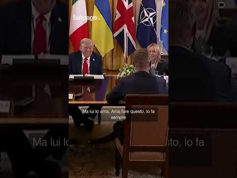 “Non voglio mai parlare con la stampa italiana”: il fuorionda di Meloni con Trump