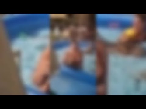La «festa» nella piscina gonfiabile che ha fatto arrabbiare il sindaco di Cervia