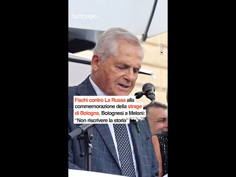 Fischi contro La Russa all’anniversario della strage di Bologna, Bolognesi a Meloni: “Non riscriva l