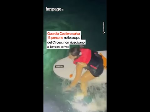 Mare in tempesta: 13 persone salvate dalla Guardia Costiera. Il video del soccorso