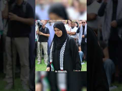 Folla al funerale della giovane palestinese morta a Pisa