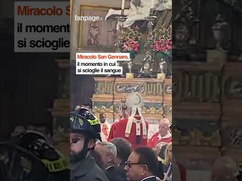 Miracolo San Gennaro del 19 settembre 2025: il sangue sciolto alle ore 9.59