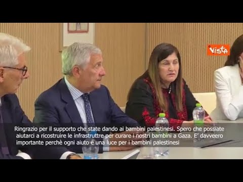 Ministra palestinese Aghabekian all’ospedale Bambin Gesù: «Grazie per il supporto che ci date»