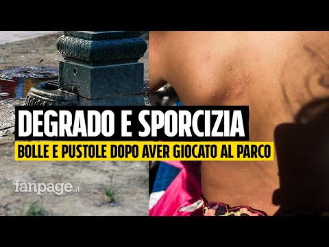 Giardini di Santa Chiara, Bimbi con pustole e irritazioni, le mamme: “Ancora degrado e sporcizia”