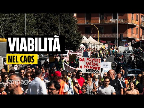 “Stop ai Black Point”, San Basilio scende in strada per protestare contro i lavori sulla Nomentana