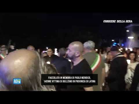 Santi Cosma e Damiano, fiaccolata per Paolo Mendico