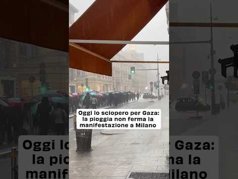 Lunedì di sciopero a Milano e in Lombardia a sostegno del popolo palestinese