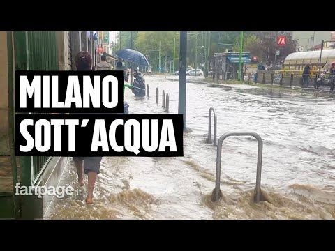 Esonda il fiume Seveso a Milano: “È un disastro, speravamo che le vasche evitassero allagamenti”