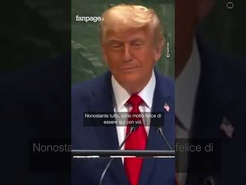 Trump all’Onu inizia a parlare ma il teleprompter non funziona: “Chiunque lo stia gestendo è nei gua