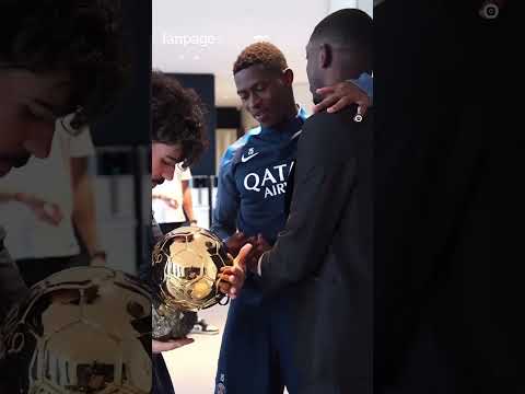 Prima volta nello spogliatoio da Pallone d’Oro per Dembelé : l’accoglienza dei compagni
