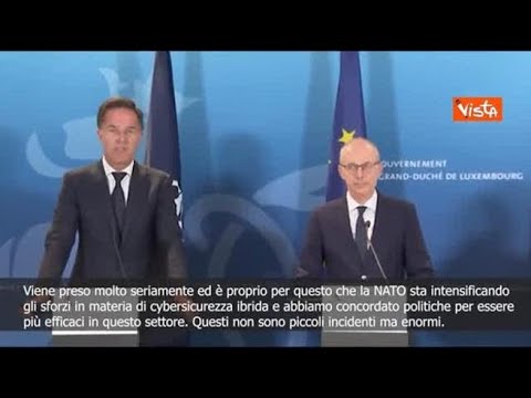 Rutte: La Nato prende seriamente gli attacchi ai gps, siamo al lavoro su cybersicurezza ibrida