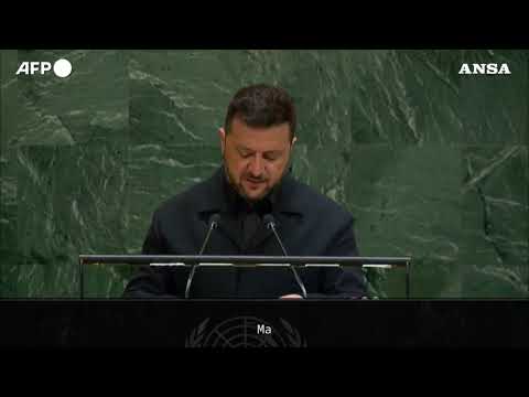 Zelensky all’Onu: “Solo le armi possono garantire la sicurezza”