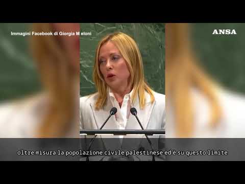 Meloni: “Israele oltre i limiti, esca dalla trappola della guerra”