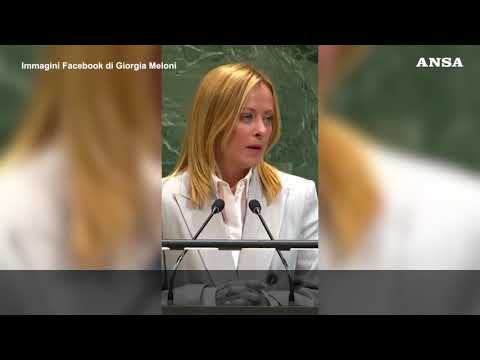 Meloni: “Struttura dell’Onu ormai inadeguata, serve una riforma”