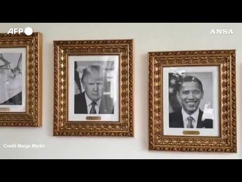 Trump toglie il ritratto di Biden dalla Walk of Fame alla Casa bianca