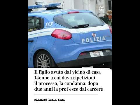 Il figlio avuto dal vicino 14enne a cui dava ripetizioni: dopo due anni la prof esce dal carcere