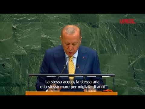 Erdogan parla all’Onu: «Netanyahu a Gaza sta commettendo un genocidio»