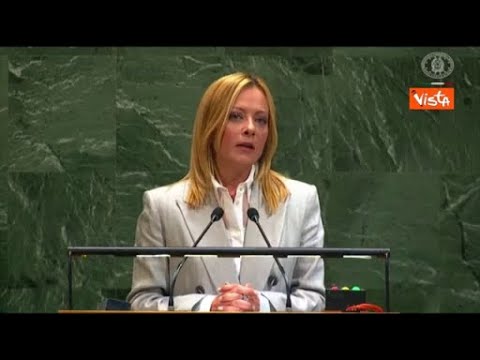 Meloni all’Onu: «Israele ha superato limite di proporzionalità»