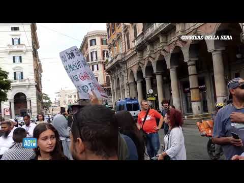 Roma, corteo pro Pal