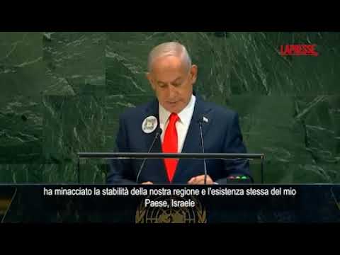 Netanyahu all’Onu mostra la ‘Mappa del terrore dell’Iran’: «Una minaccia anche per gli Usa»