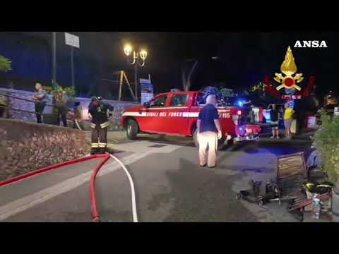 Calvi dell’Umbria, incendio nella notte distrugge un minimarket