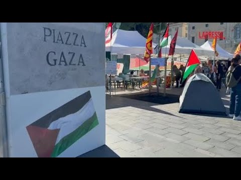 Flotilla, presidio Termini aperto a popolazione: «C’è bisogno di costruire qualcosa insieme»