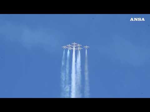 Balloon Cup, lo show delle Frecce tricolori nei cieli di Piacenza